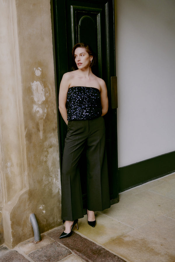 BYDENOA WIDE PANTS - True Black