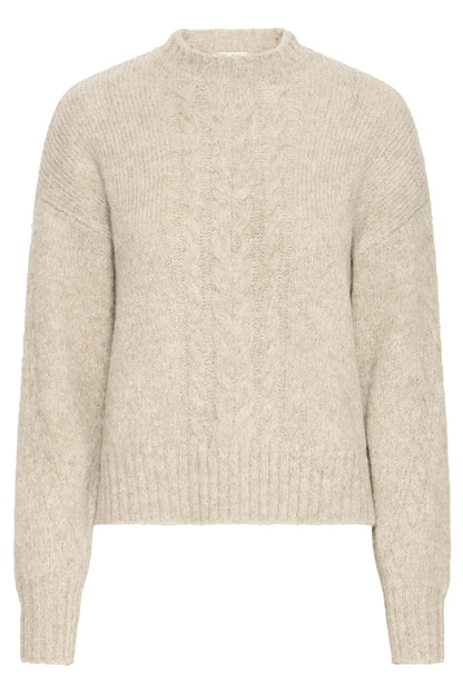 BYONORMA JUMPER - Oatmeal Melange - Nature