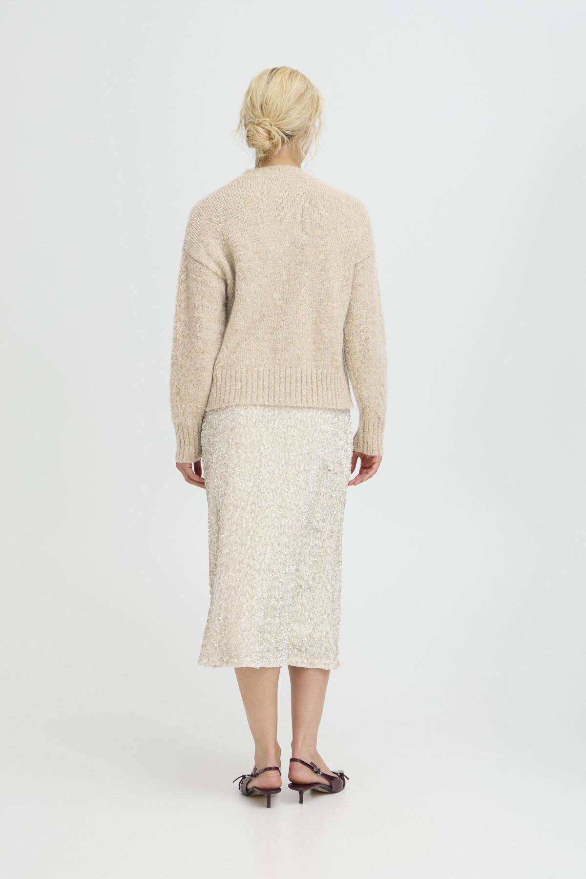 BYONORMA JUMPER - Oatmeal Melange - Nature