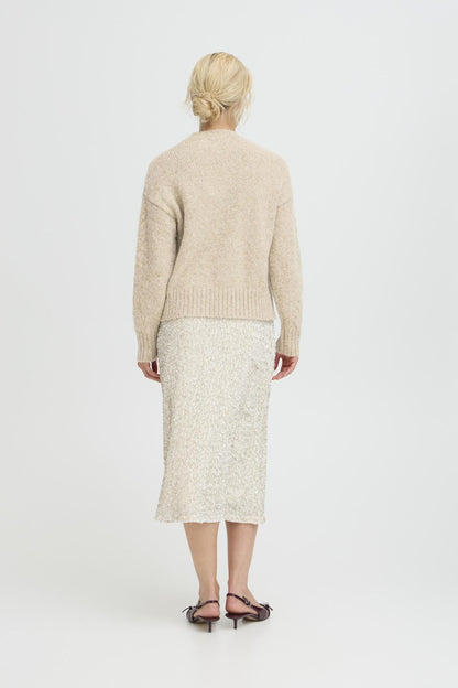 BYONORMA JUMPER - Oatmeal Melange - Nature