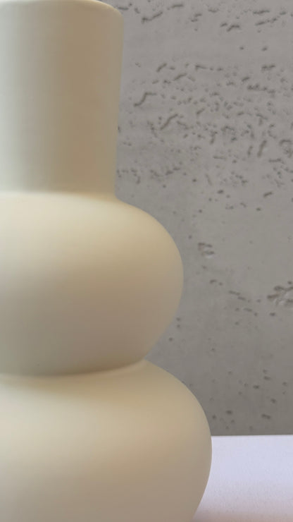 Soft Shape Vase - Creme