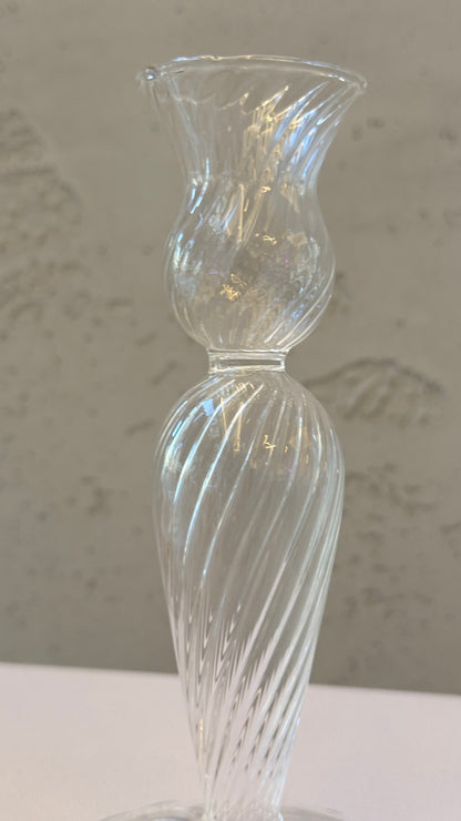 Twist Clear Kerzenständer - Klarglas