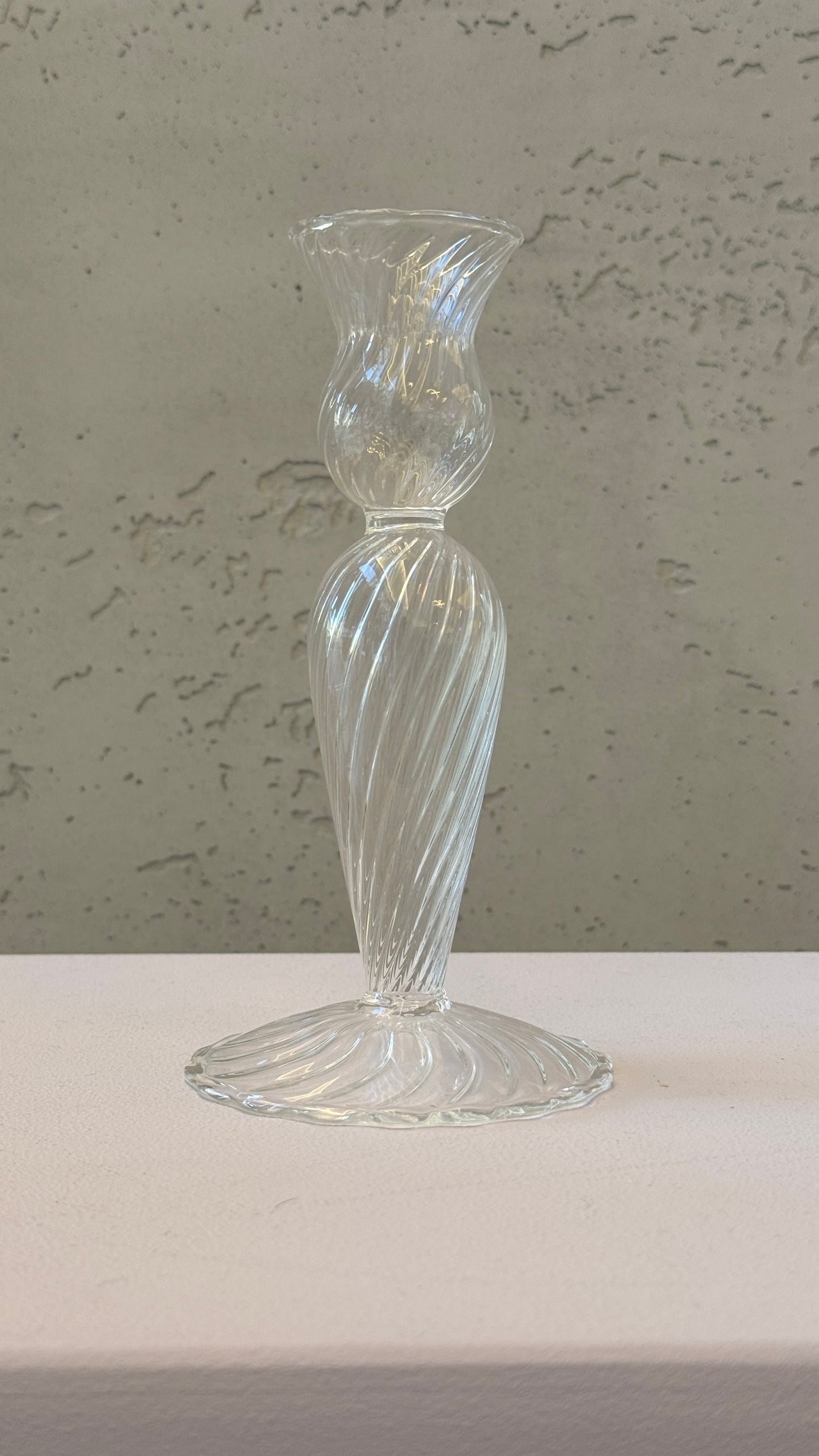 Twist Clear Kerzenständer - Klarglas