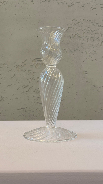Twist Clear Kerzenständer - Klarglas