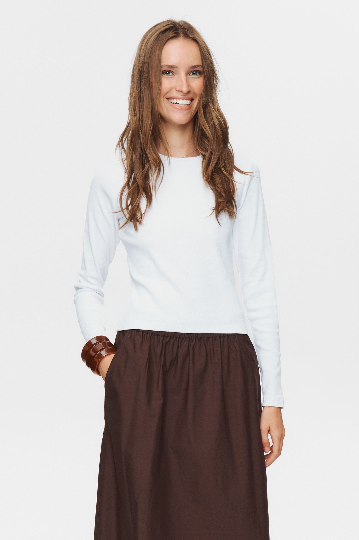 NURILEY LS CROPPED TEE