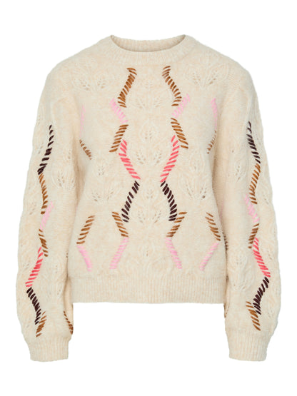 YASGABBI LS KNIT PULLOVER S.