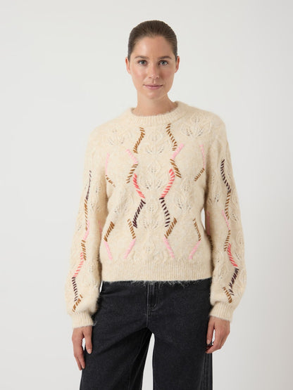 YASGABBI LS KNIT PULLOVER S.