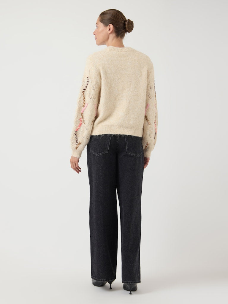 YASGABBI LS KNIT PULLOVER S.