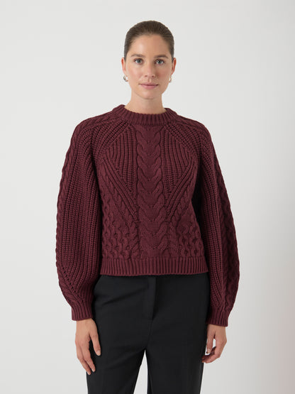 YASNANSA LS KNIT PULLOVER S