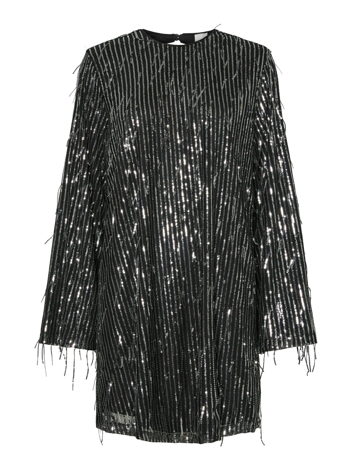 YASLANTRA LS SEQUIN FRINGE DRESS - SHOW